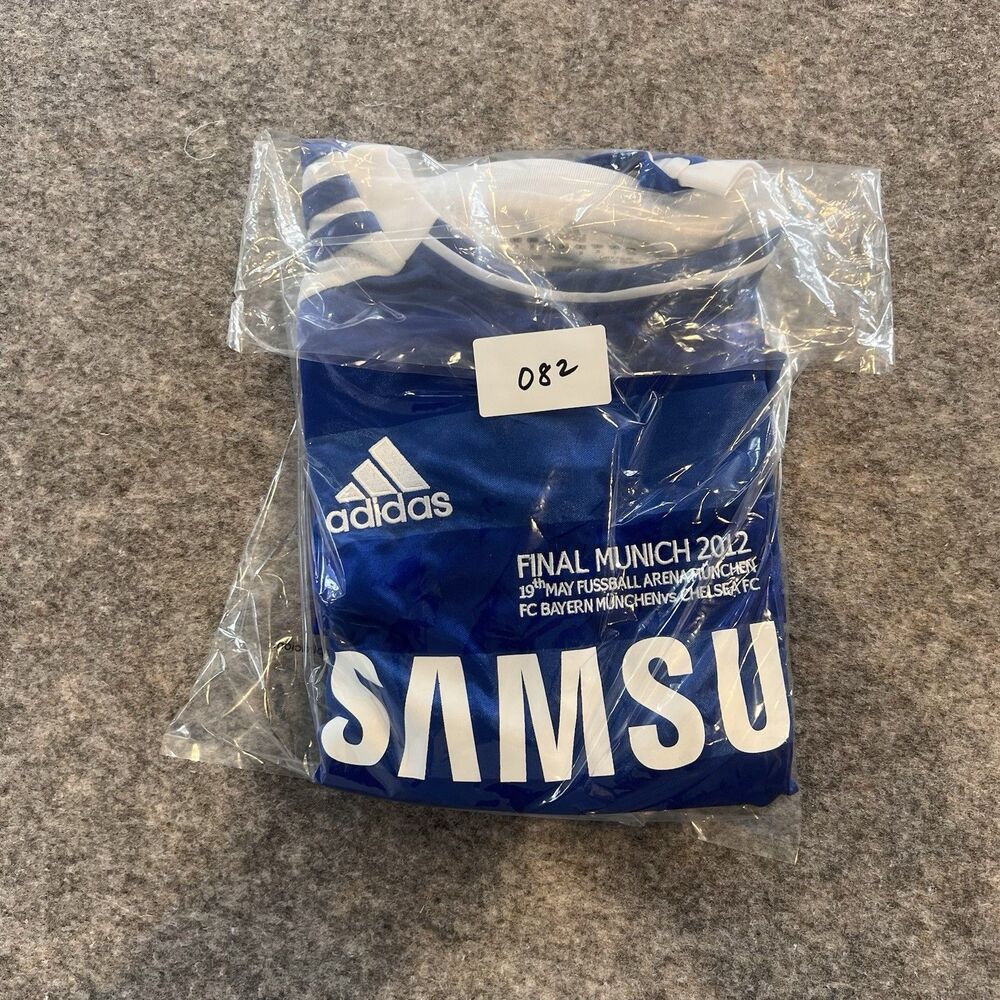 2012 Adidas Adult Medium Blue Chelsea #11 Didier Drogba Soccer Football Jersey - Picture 9 of 9
